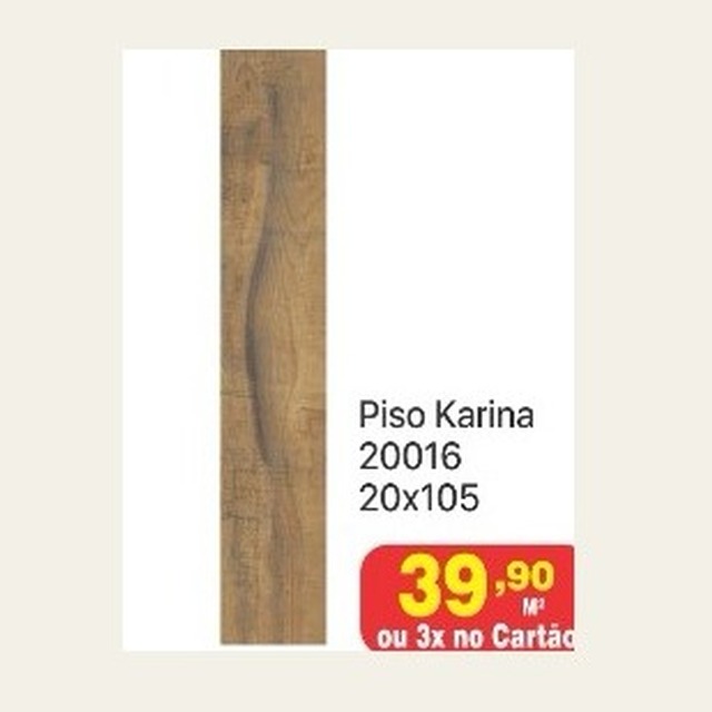 Piso Karina 20016, 20 × 105 cm